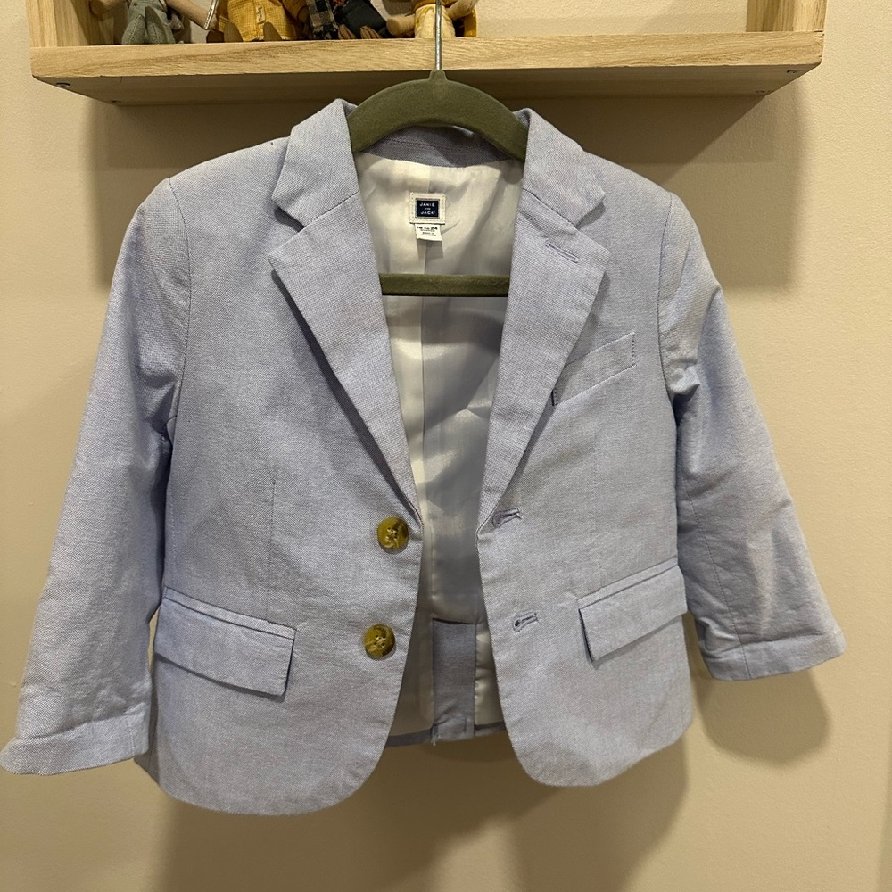 Kids Blue Blazer and shorts set by Janie & Jack